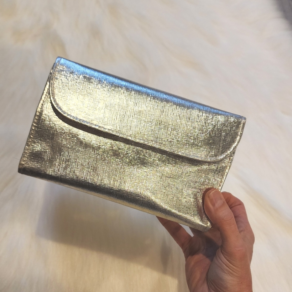 Bare Minerals Silver Foldable Makeup Case
